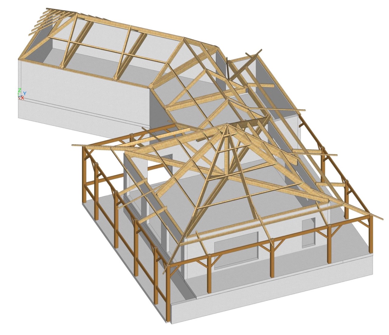 SPÉCIALISTE DU LAMELLÉ-COLLÉ et de la charpente EN HAUTE-NORMANDIE SARL DUHAMEL